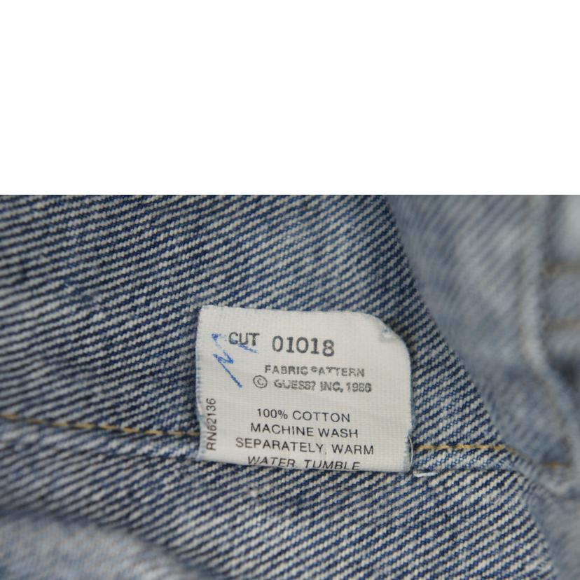 GEORGES　MARCIANO　for　GUESS ジョージズマルシアーノフォーゲス/デニムジャケット／USA製//Bランク/21