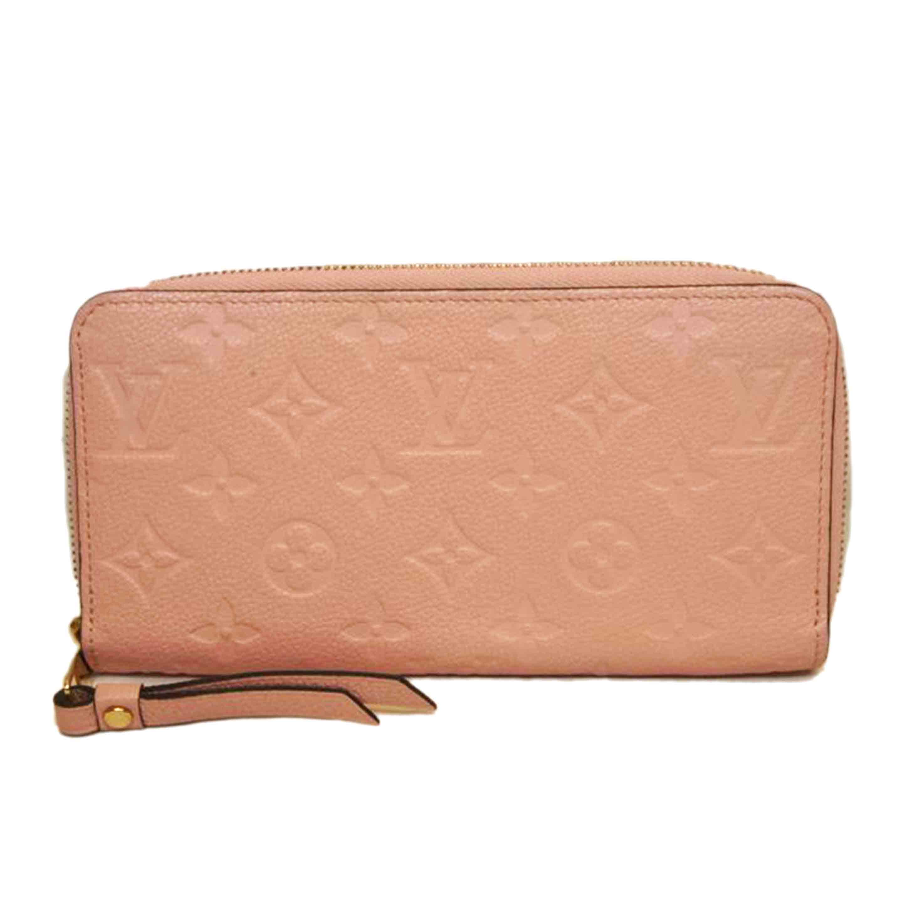 LV ルイヴィトン/ジッピーウォレット／アンプラント／ローズプードル/M64090//SP1***/Aランク/92