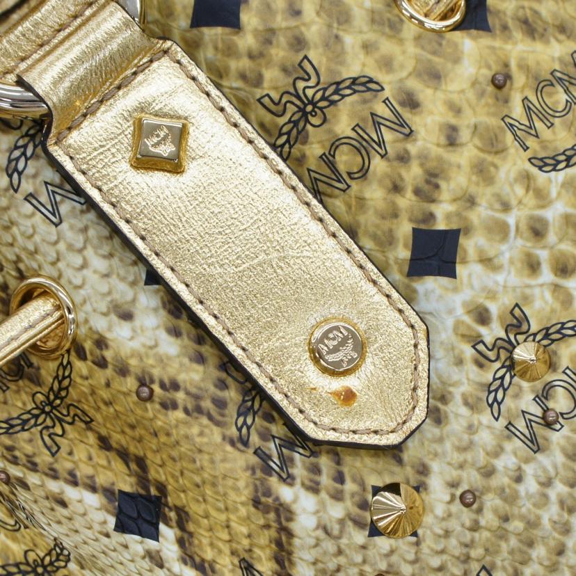 MCM エムシーエム/HAUS　2WAYトートバッグ／ポーチ付き/MWD35VG02YW001//ABランク/91