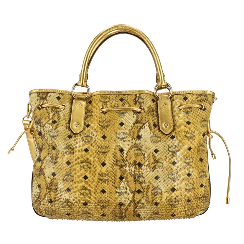 MCM エムシーエム/HAUS　2WAYトートバッグ／ポーチ付き/MWD35VG02YW001//ABランク/91