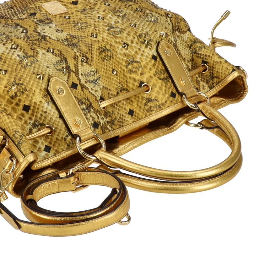 MCM エムシーエム/HAUS　2WAYトートバッグ／ポーチ付き/MWD35VG02YW001//ABランク/91