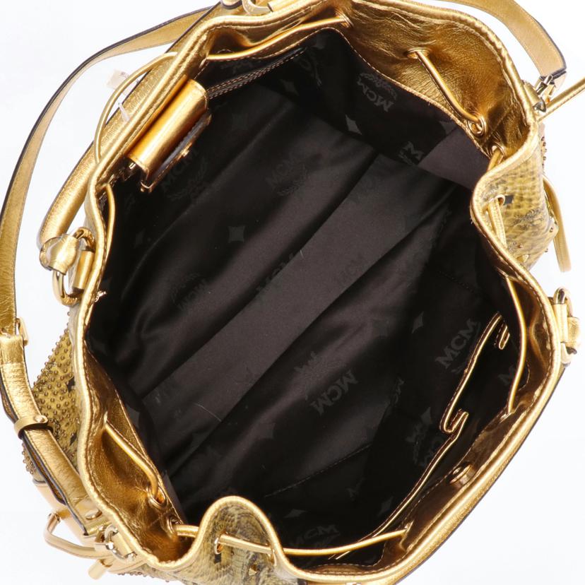 MCM エムシーエム/HAUS　2WAYトートバッグ／ポーチ付き/MWD35VG02YW001//ABランク/91