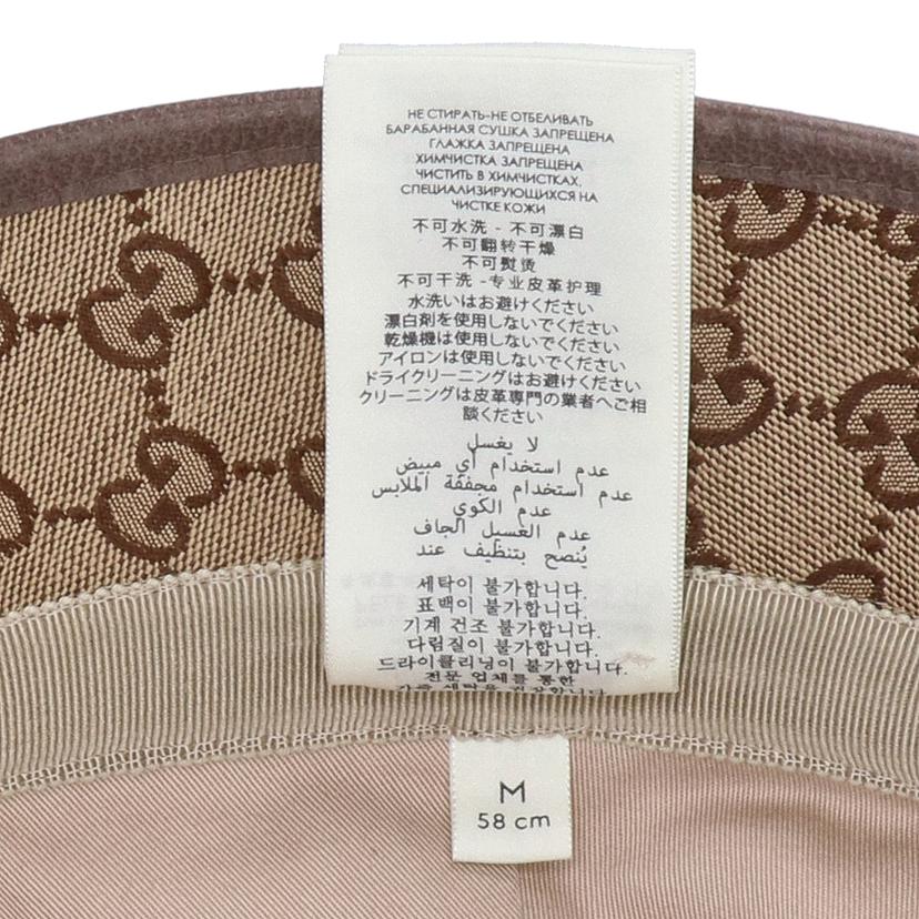 GUCCI グッチ/GGキャンバスバケットハット/735219 4HG62//ｻｲｽﾞ:58(M)/Aランク/91