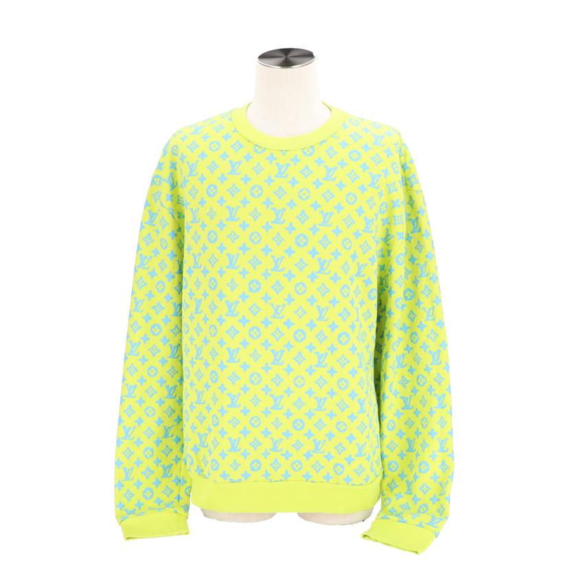 LOUIS VUITTON ルイヴィトン/LOUIS VUITTON　23SS　Print　Sweat　Shirt　ロゴ　蛍光//ABランク/78