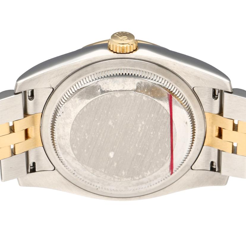 ROLEX ロレックス/デイトジャスト10PダイヤSS×YG／黒文字盤／ランダム番/116243G//39K*****/ABランク/88