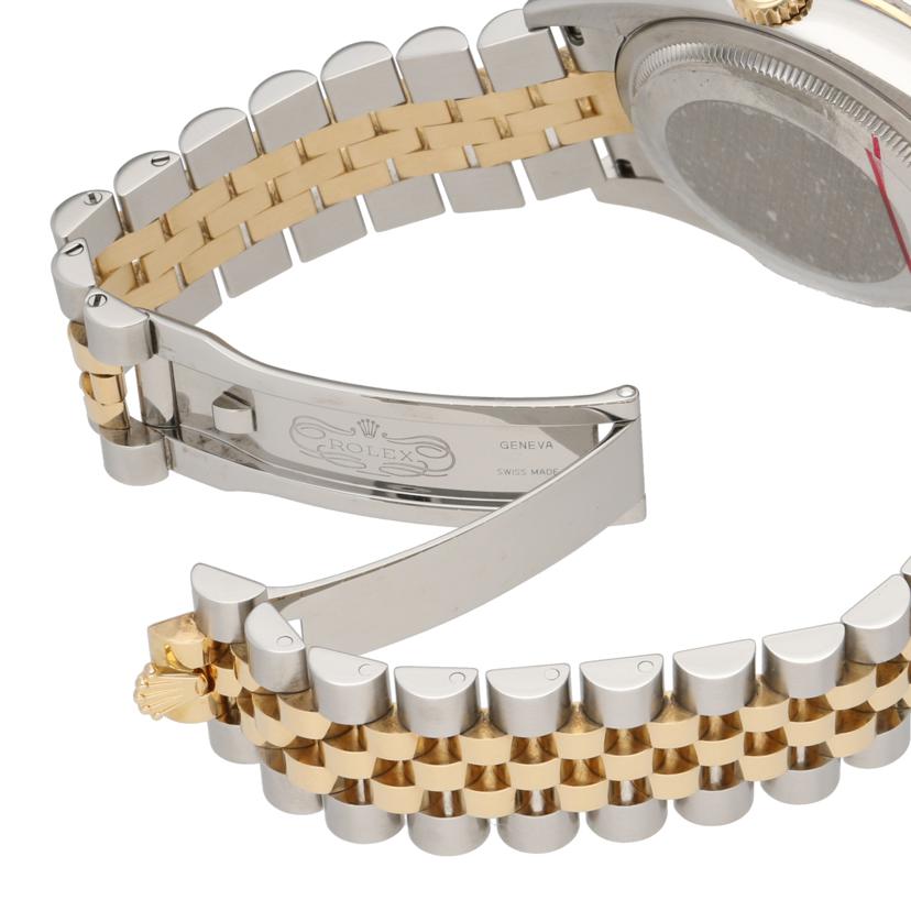 ROLEX ロレックス/デイトジャスト10PダイヤSS×YG／黒文字盤／ランダム番/116243G//39K*****/ABランク/88