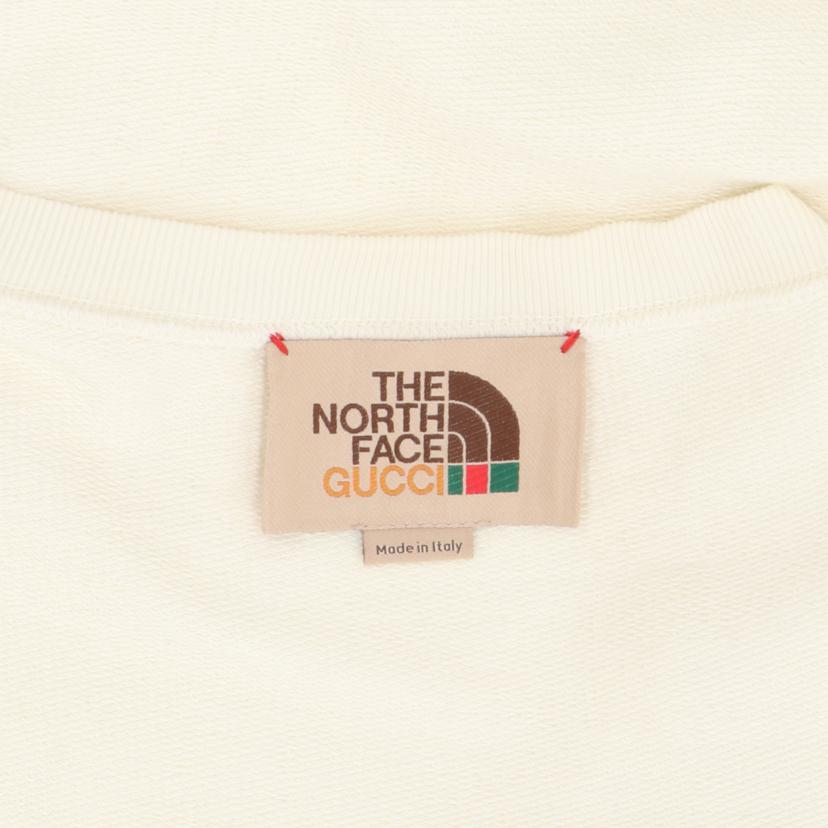 GUCCI　×　THE　NORTH　FACE グッチ×ノースフェイス/GUCCI　×　THE　NORTH　FACE　トレーナー　スウェット　ロゴ　クリーム//ABランク/78