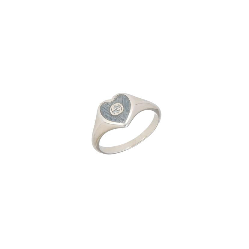 GUCCI グッチ/インターロッキングG／ハートリング／ターコイズ/ｻｲｽﾞ:18//503FI/ABランク/91