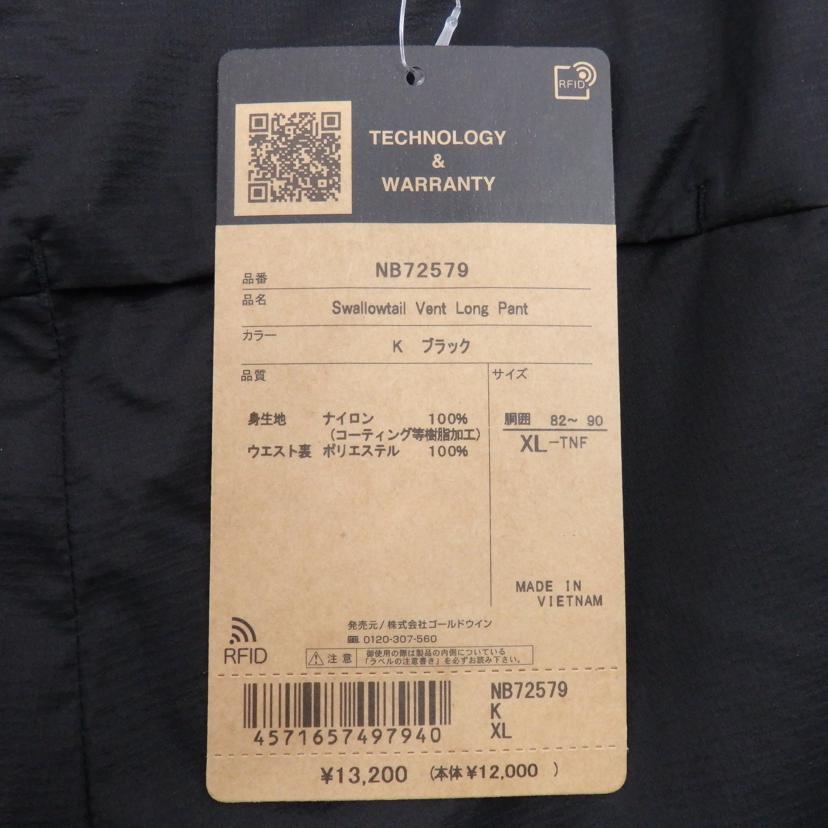 THE　NORTH　FACE/Swallowtail　Vent　LongPant/NB72579//Sランク/77