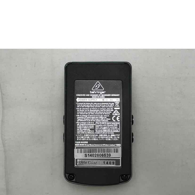BEHRINGER ベーリンガー/エフェクター/EM600//S1402606539/ABランク/51