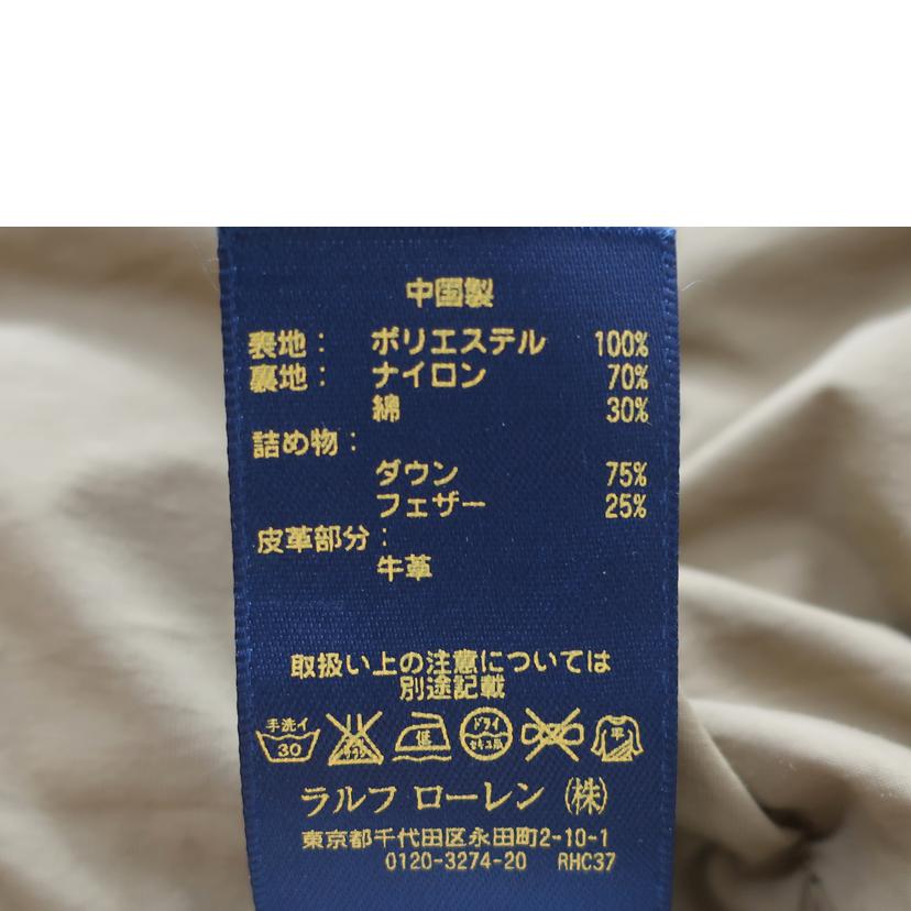 RALPH　LAUREN ラルフローレン/ダウンベスト　Lサイズ　ネイビー×ベージュ//ABランク/65