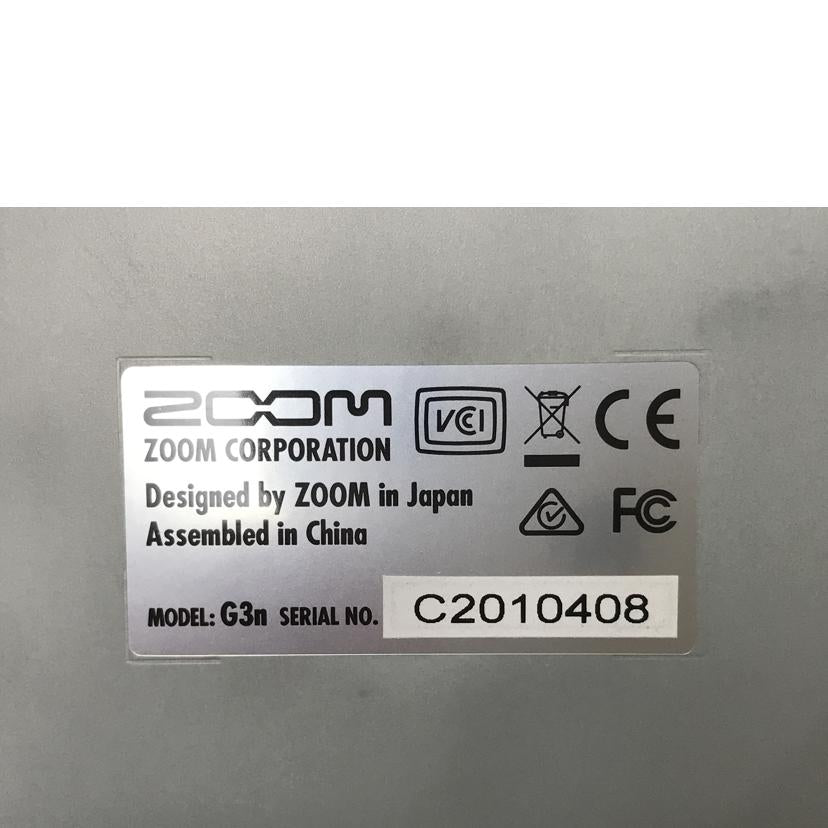 ZOOM ズーム/エフェクター/G3N//C2010408/Aランク/51