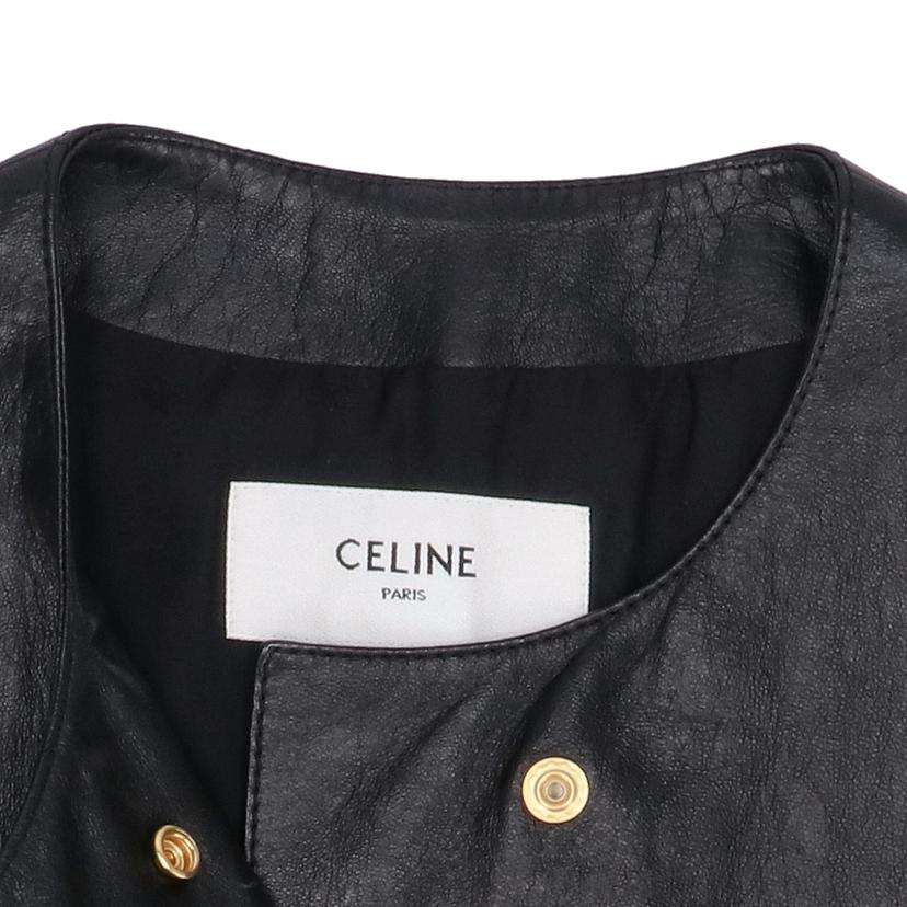 CELINE／25 セリーヌ/CELINEラムレザージャケット//ABランク/75