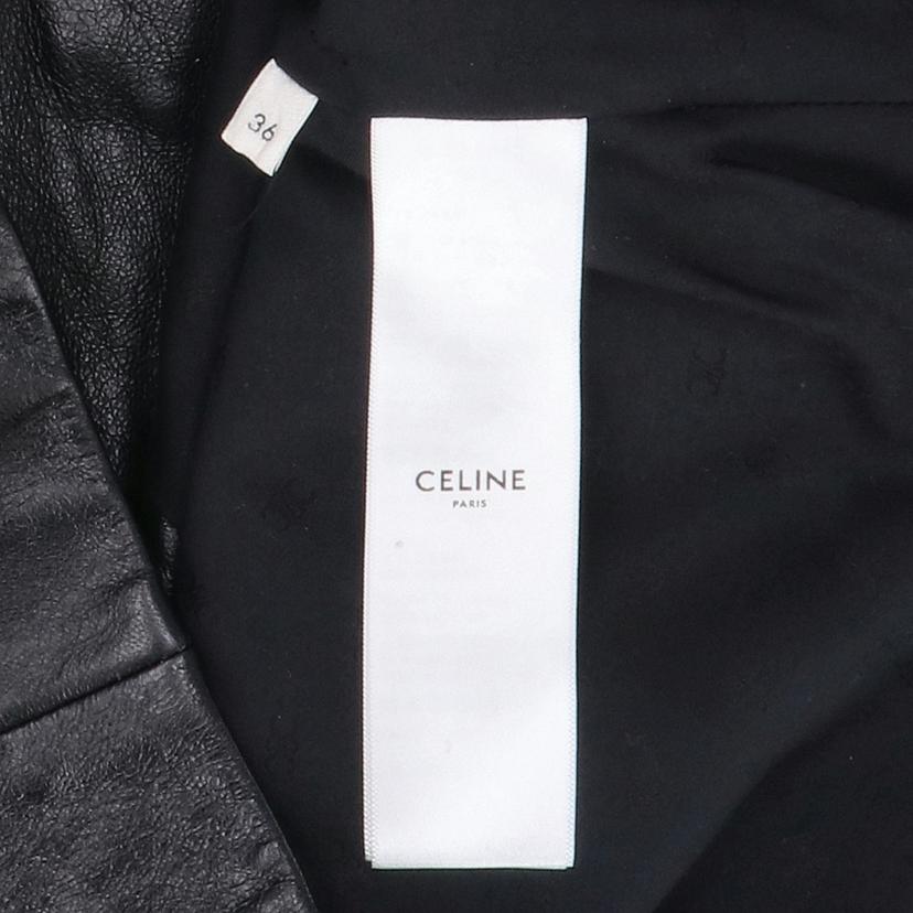 CELINE／25 セリーヌ/CELINEラムレザージャケット//ABランク/75