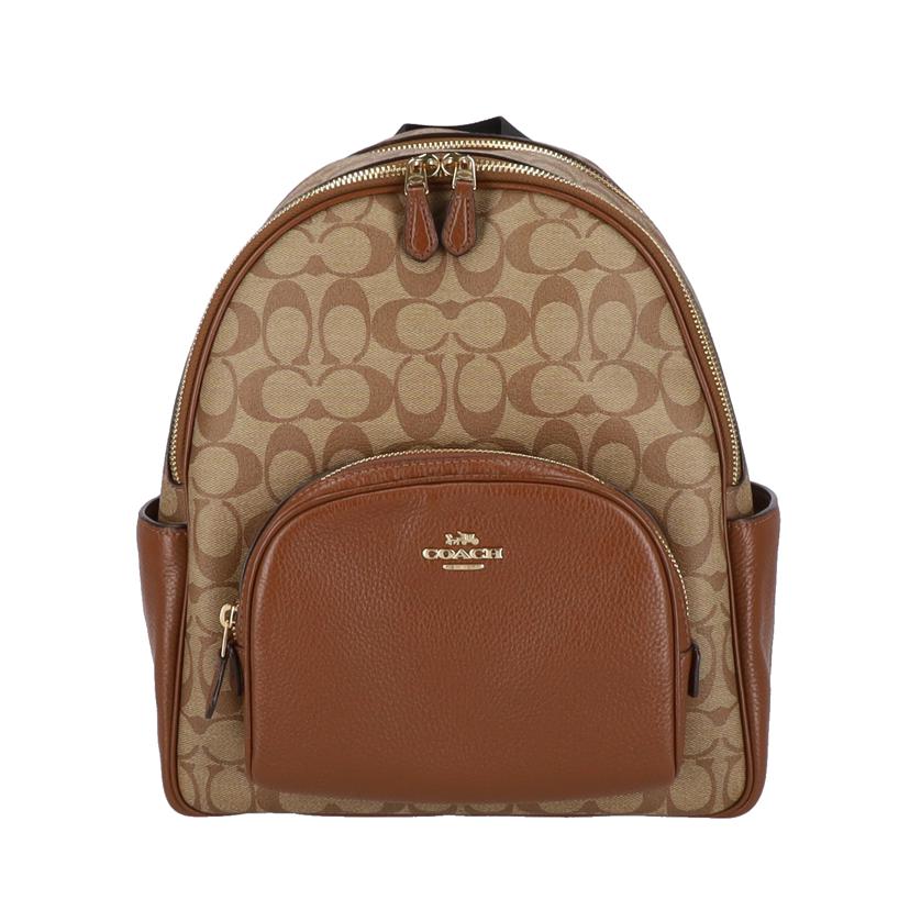 COACH ｺｰﾁ/コートバックバックシグネチャーキャンバス/5671//B21**/Aランク/94