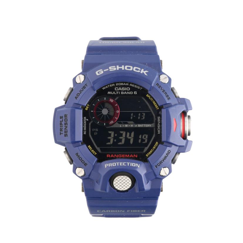 CASIO カシオ/G－SHOCK／レンジマン・メン・イン・ネイビー／電波ソーラー/GW-9400NVJ-2JF//202*****/Aランク/75
