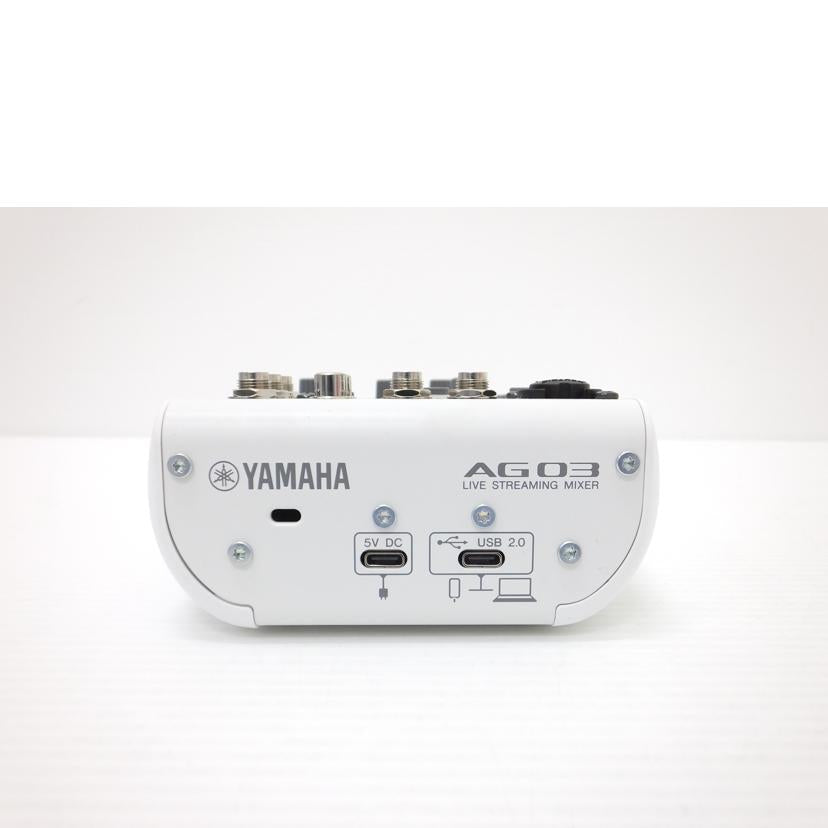 ＹＡＭＡＨＡ ヤマハ/アナログミキサー／ＡＧ０３ＭＫ２/AG03 MK2//YGDN03770/ABランク/88