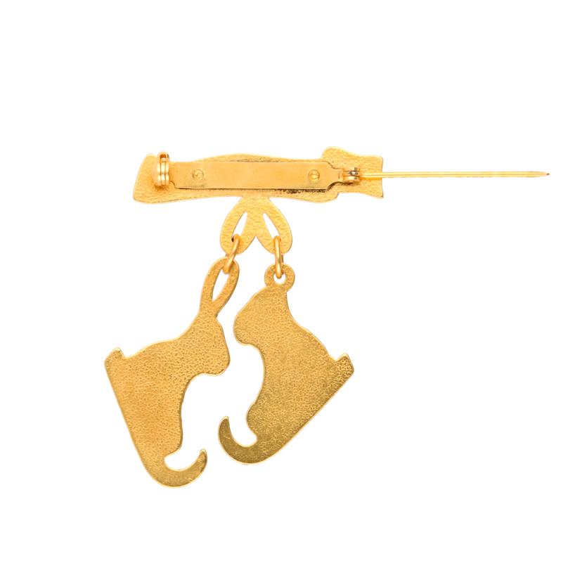 HERMES エルメス/LE FETES EN HERMES ヴィンテージブローチ//ABランク/91