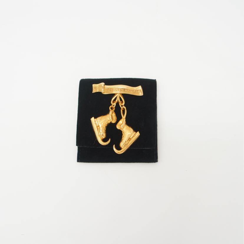 HERMES エルメス/LE FETES EN HERMES ヴィンテージブローチ//ABランク/91