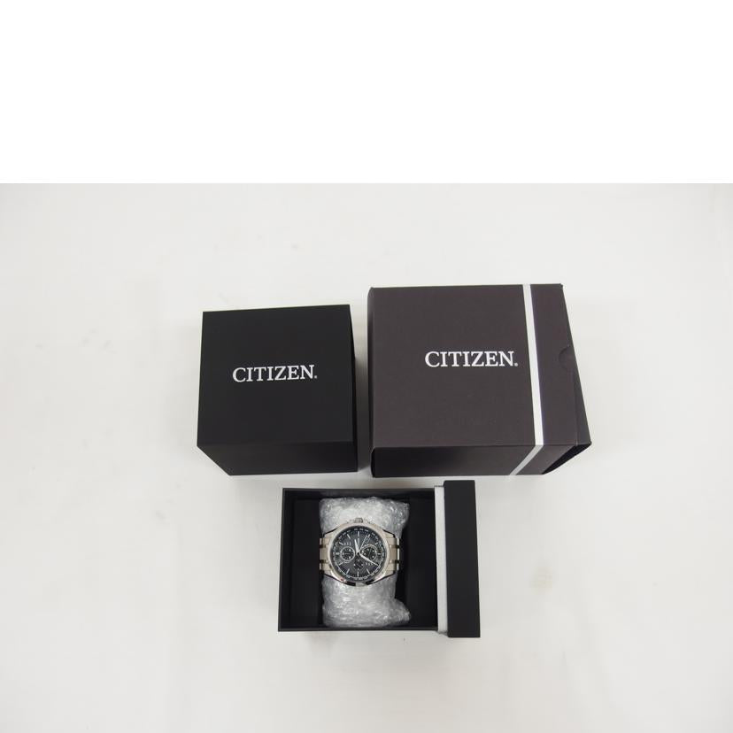 CITIZEN シチズン/アテッサ／ダイレクトフライト／スーパーチタニウム／電波ソーラー/AT8045-57E(H804-T018696)//591******/ABランク/04