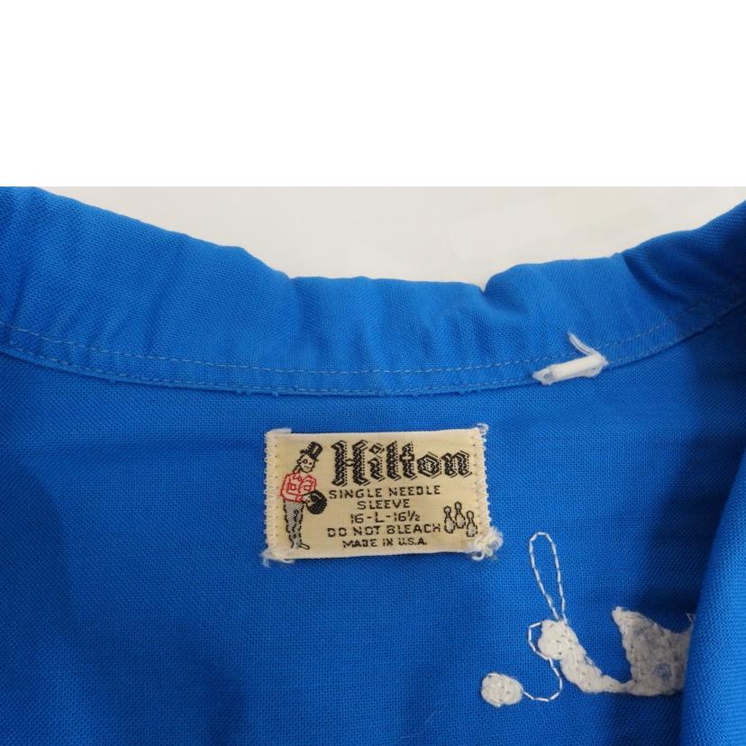 Hilton ヒルトン/Hilton/ボウリングシャツ//ｻｲｽﾞL/Bランク/82