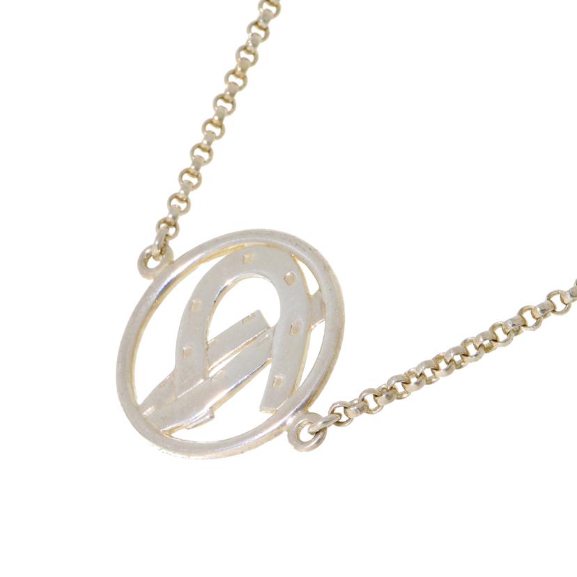 HERMES エルメス/ホースシューシルバーネックレス//ABランク/18