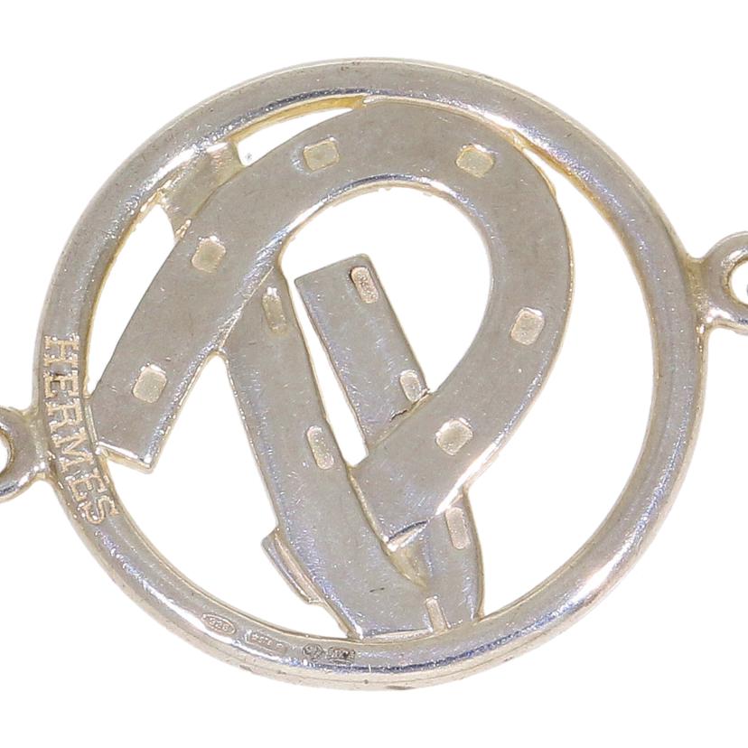 HERMES エルメス/ホースシューシルバーネックレス//ABランク/18