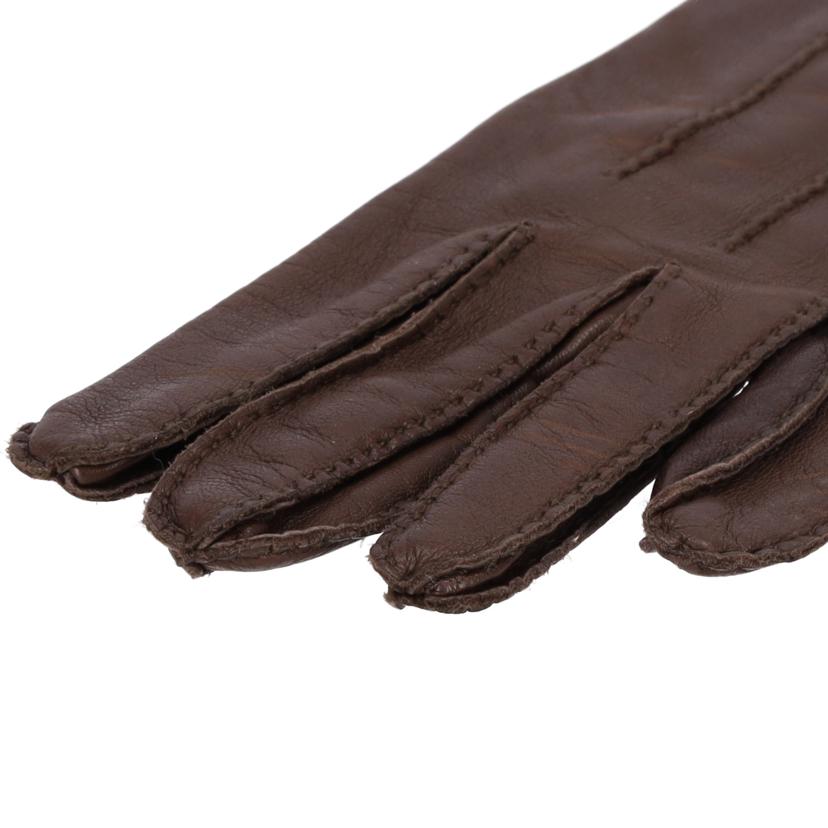 HERMES エルメス/レザーグローブ//Bランク/94