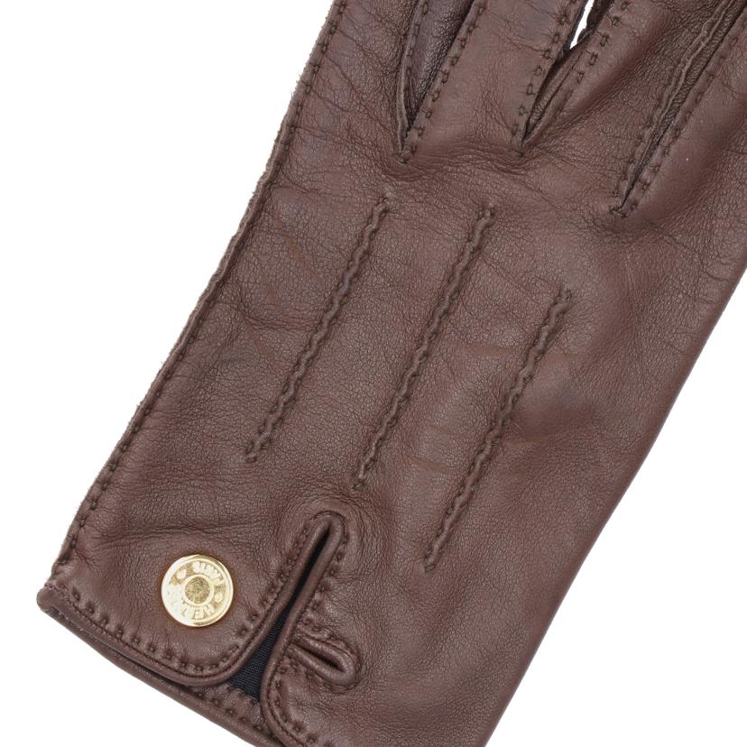HERMES エルメス/レザーグローブ//Bランク/94
