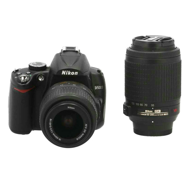 ❤️ショット数447回❤️D5000 ダブルズームレンズセット 液晶変色あり Nikon Nikonニコン /家電・カメラ・AV機器｜WonderREX-ONLINE