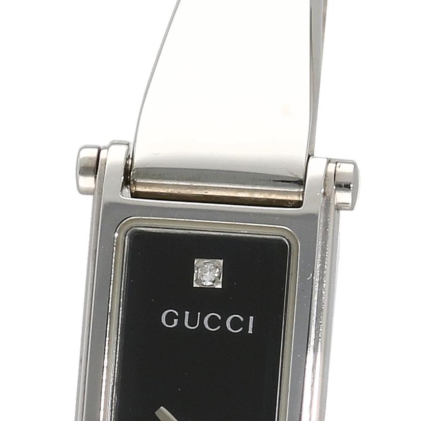 GUCCI グッチ/スクエア1Pダイヤ／クォーツ/1500L//129*****/ABランク/78