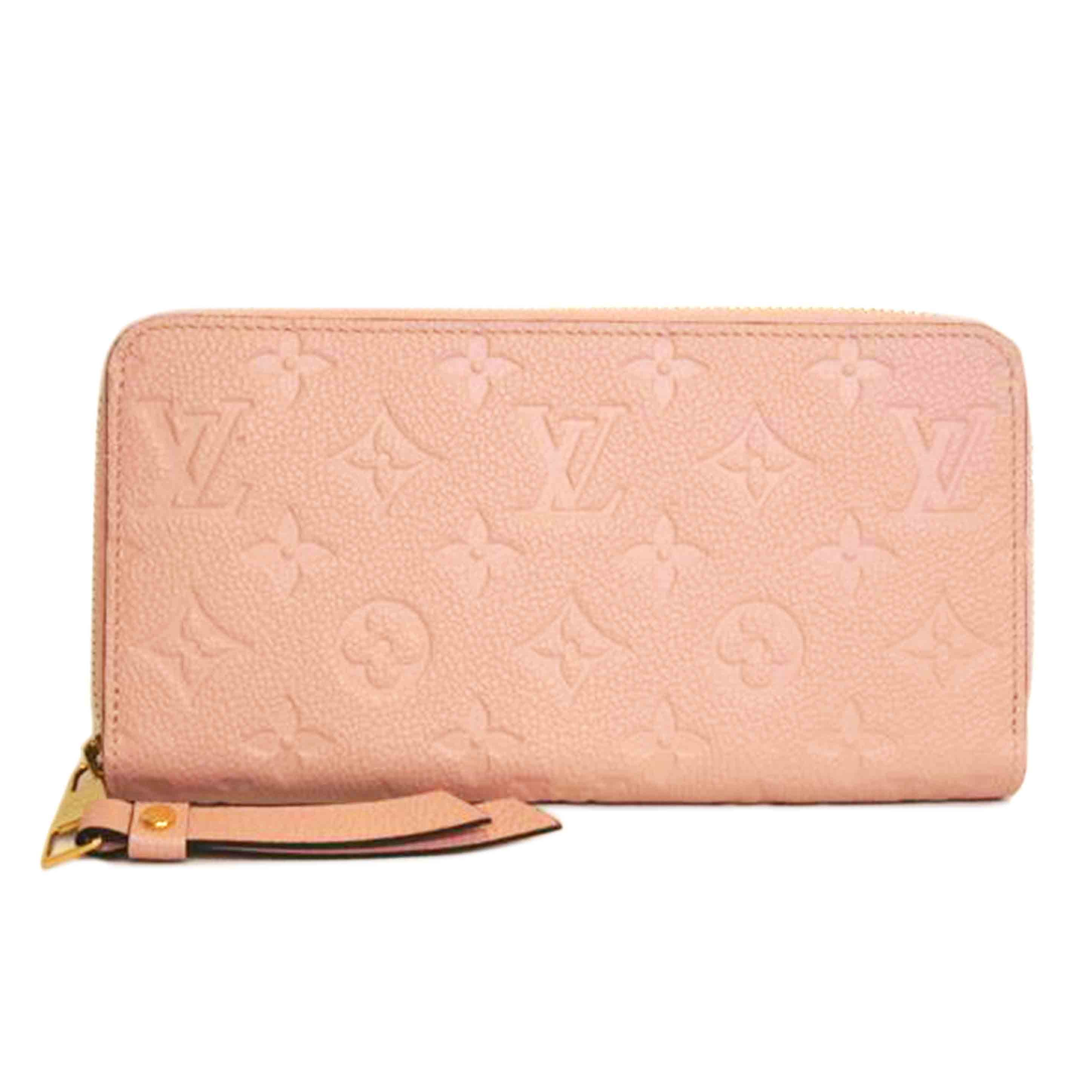 LV ルイヴィトン/ジッピーウォレット／アンプラント／ローズプードル/M64090//SP0***/SAランク/92