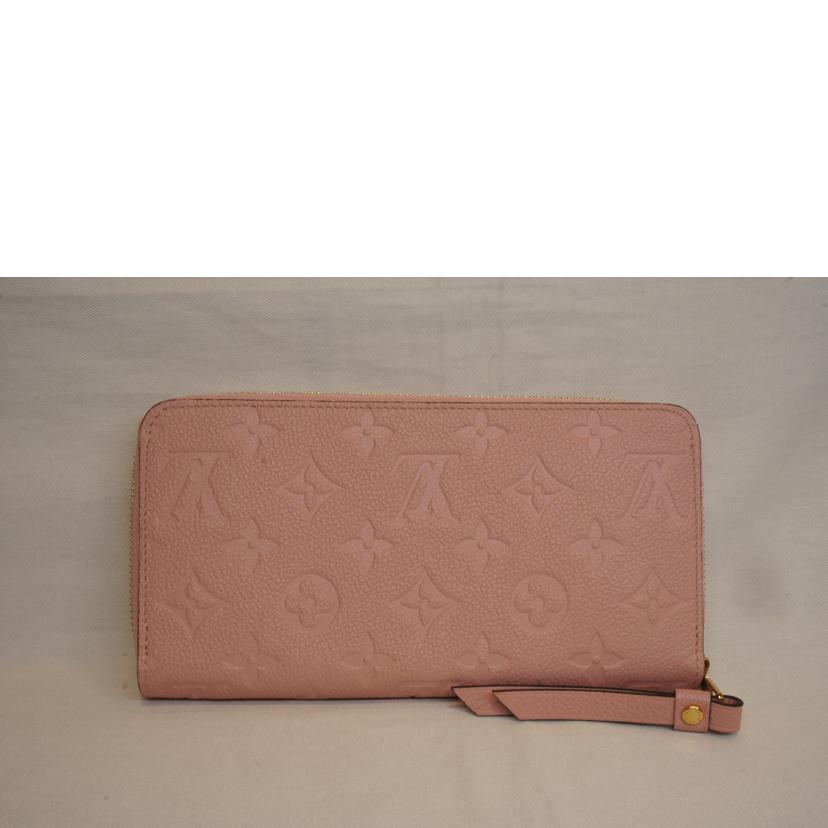LV ルイヴィトン/ジッピーウォレット／アンプラント／ローズプードル/M64090//SP0***/SAランク/92