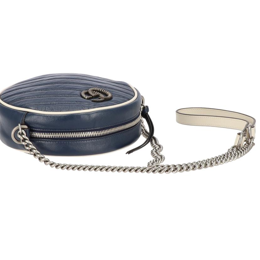 GUCCI/GGマーモントラウンドチェーンショルダー/550154 //493***/Aランク/78