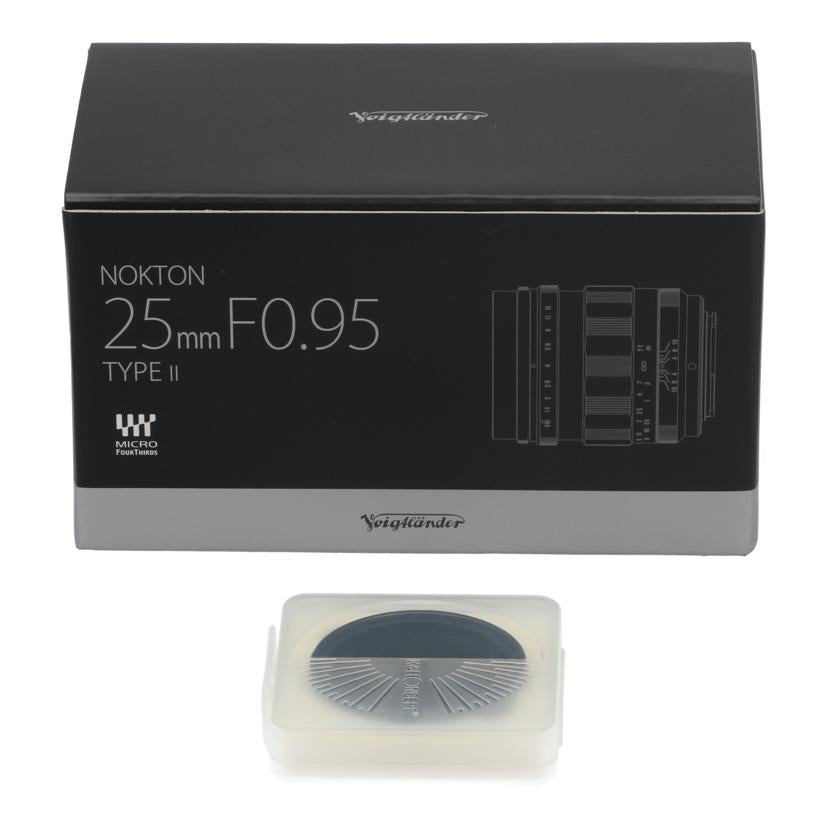 Voigtlander フォクトレンダー/交換レンズ／25mm/NOKTON 25mm F0.95 TypeII//17266954/ABランク/09
