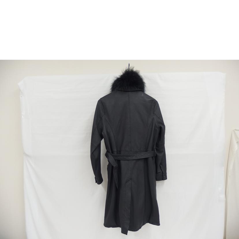 AVEREX アヴィレックス/ファー付きレザーコート／グレー/6201021//BCランク/82