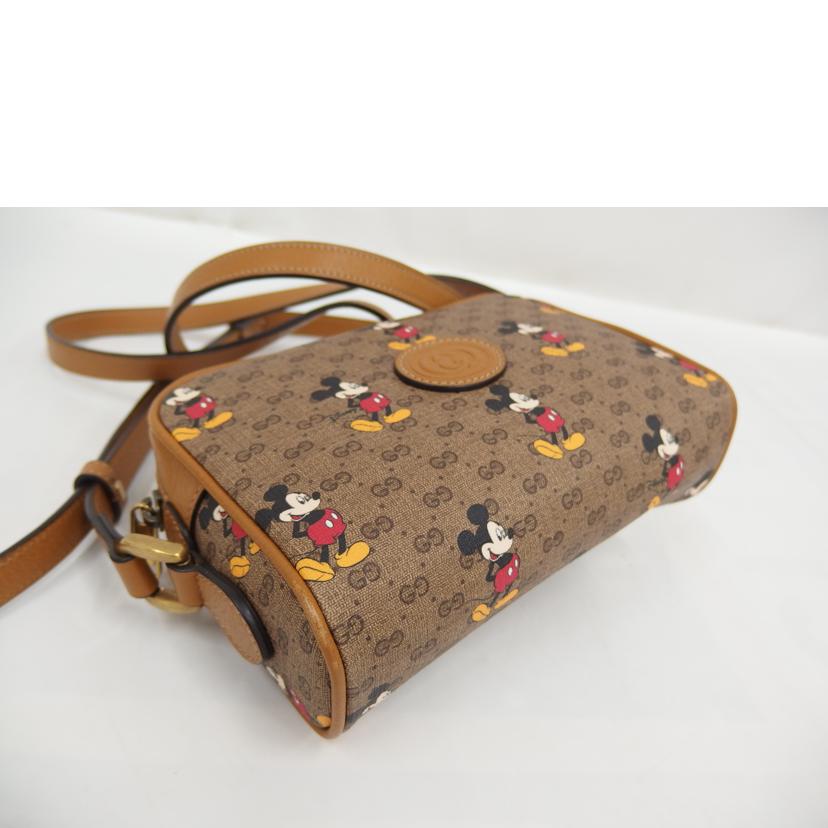 GUCCI グッチ/GG×ミッキーコラボミニショルダー/602536//584***/ABランク/82