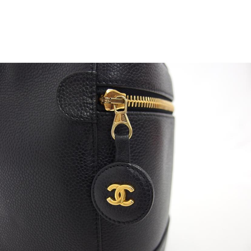 CHANEL シャネル/キャビアスキンバニティバッグ／ブラック/A01998//381****/ABランク/04