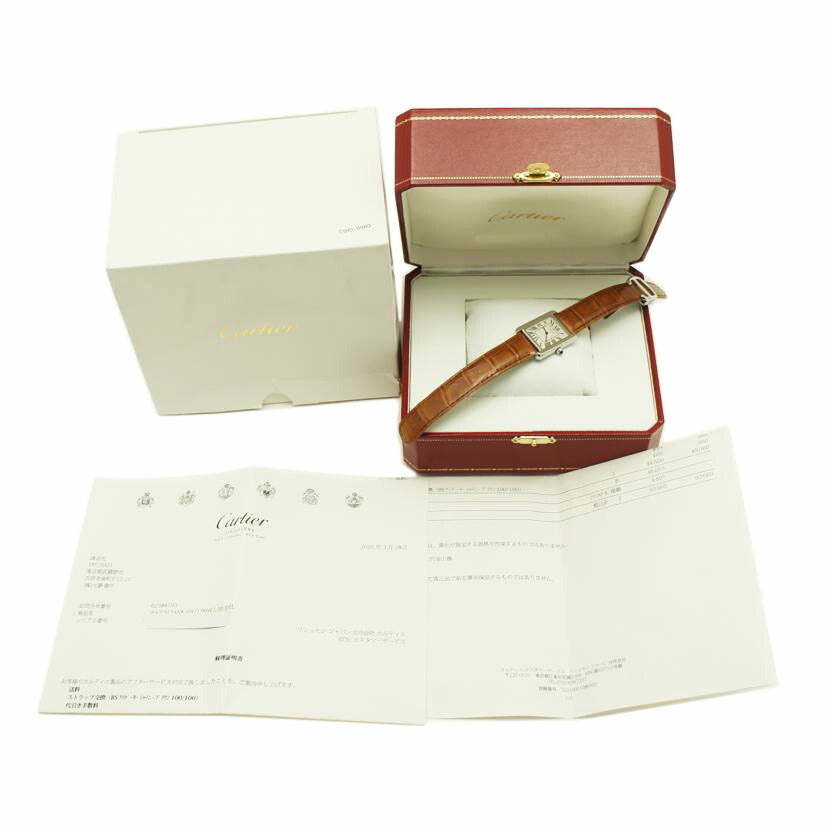 Cartier カルティエ/タンクソロSM／アリゲーターベルト/2716//700*****/Aランク/91