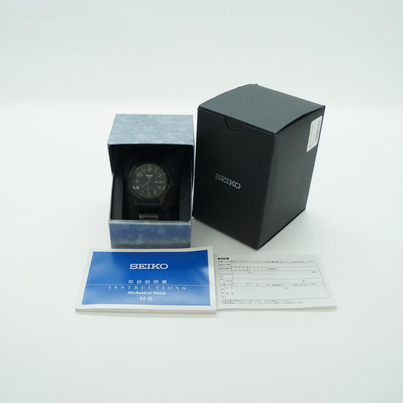 SEIKO セイコー/セイコー5スポーツ・オールブラック／メンズ／自動巻/SBSA165//586***/SAランク/75