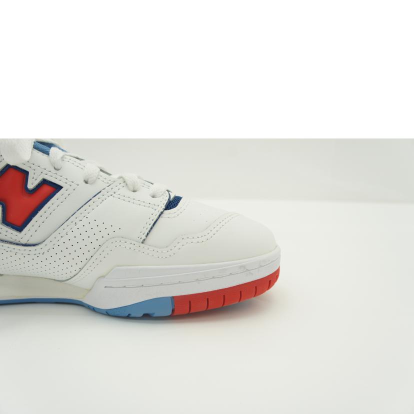 NB ニューバランス/550／ホワイト／レッド/BB550NCH//ｻｲｽﾞ:27cm/Aランク/75