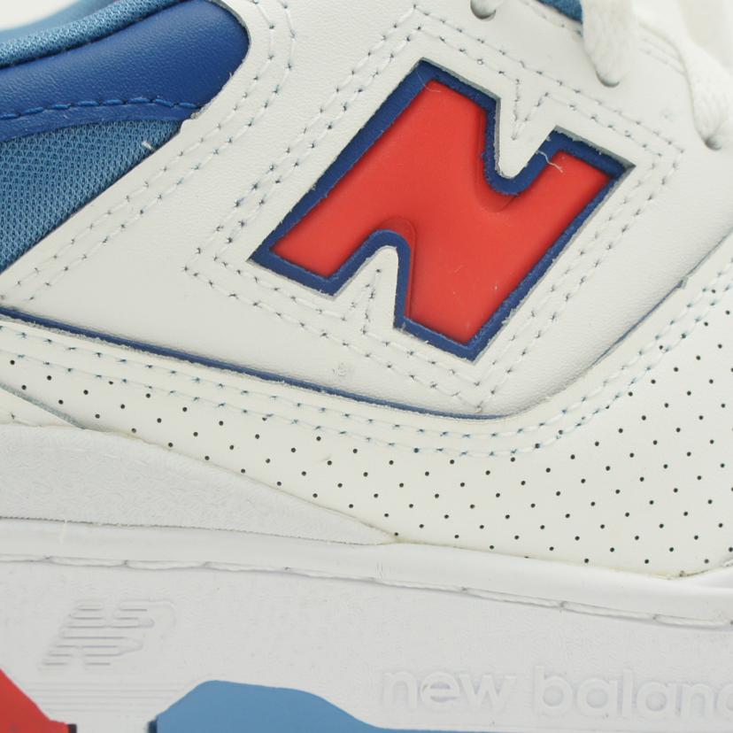 NB ニューバランス/550／ホワイト／レッド/BB550NCH//ｻｲｽﾞ:27cm/Aランク/75