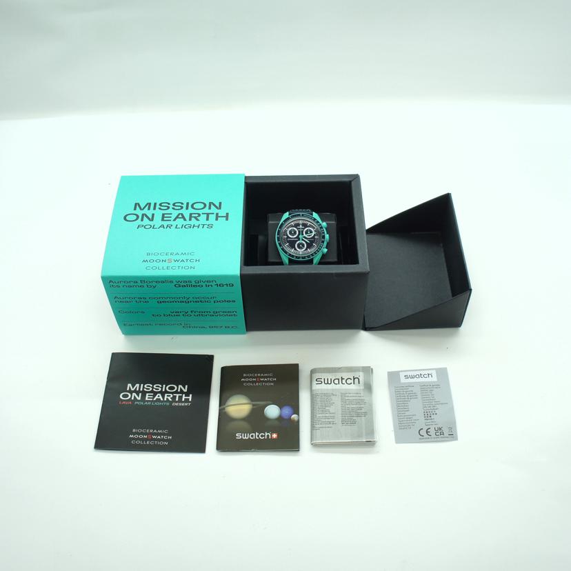 OMEGA×swatch/MISSION　ON　EARTH/S0333L103//Aランク/67