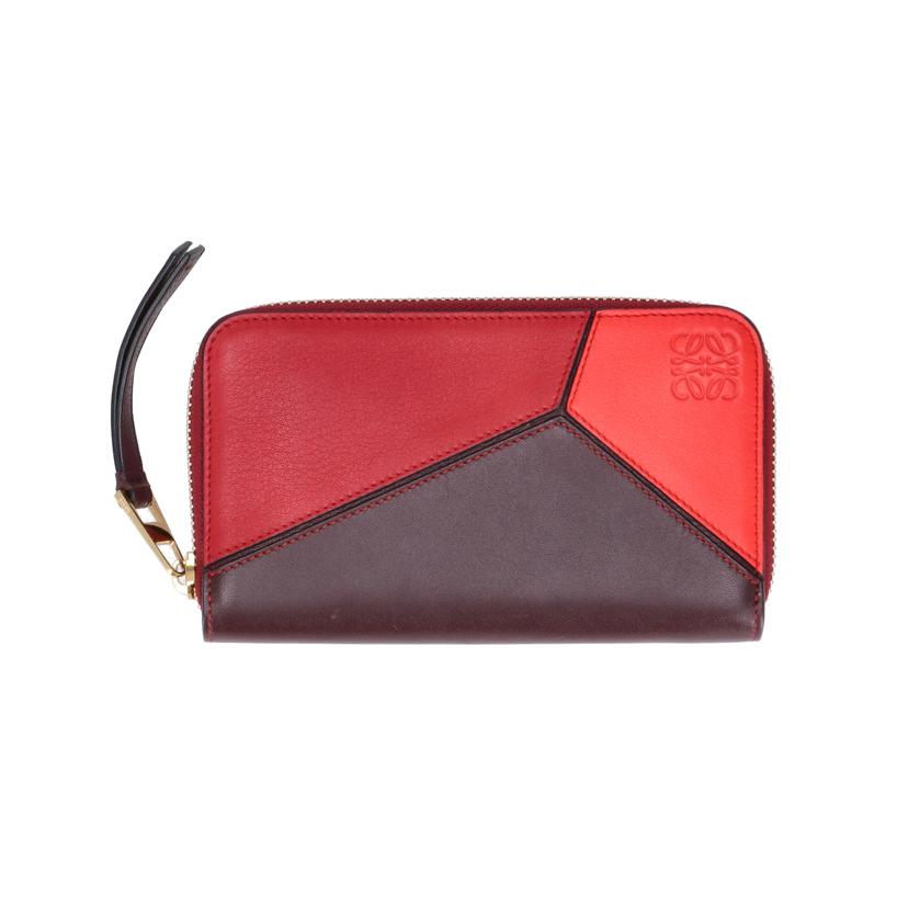 LOEWE　/パズルミディアムジップアラウンドウォレット//101***/Aランク/78