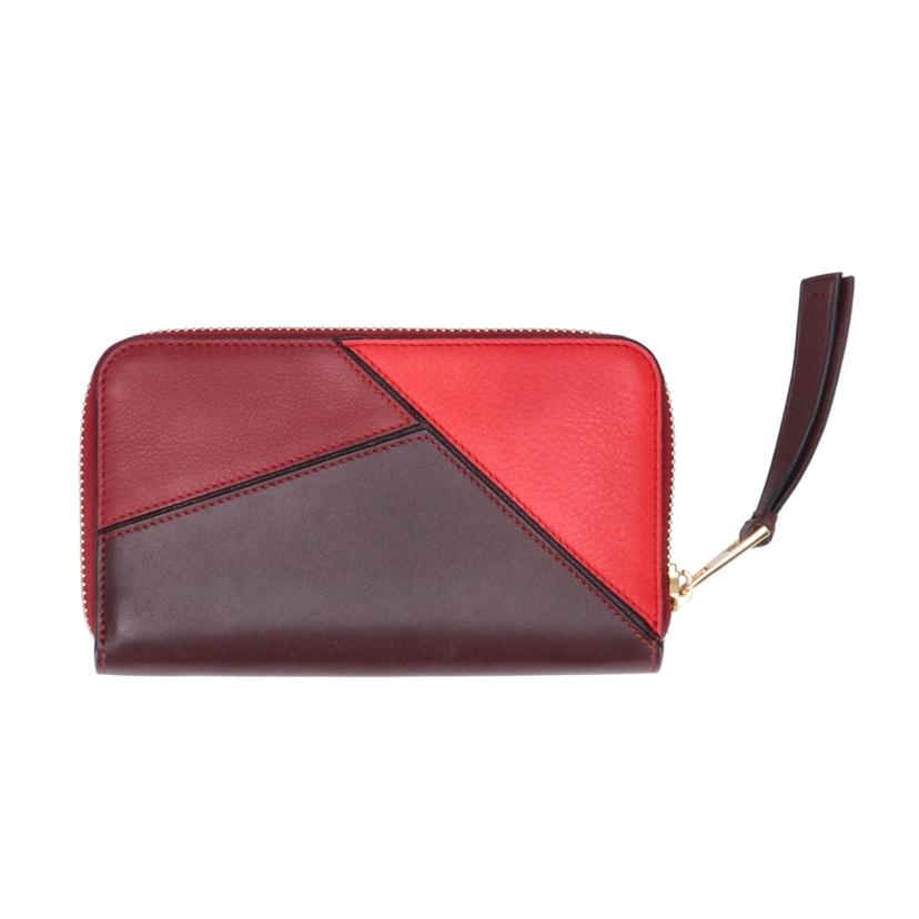 LOEWE　/パズルミディアムジップアラウンドウォレット//101***/Aランク/78