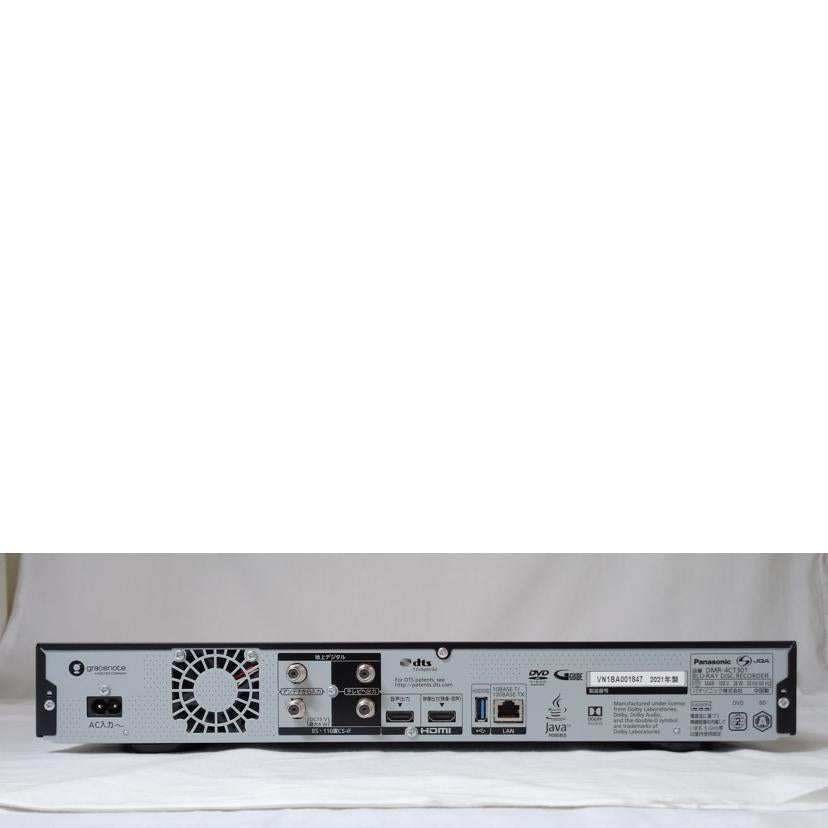 Panasonic パナソニック/BDレコーダー　4Kディーガ/DMR-4CT301//VN1BA001847/Bランク/52