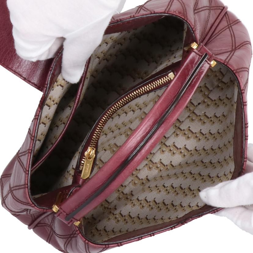 BALLY バリー/JORAH/2Wayレザーバッグ/ボルドー//Aランク/06