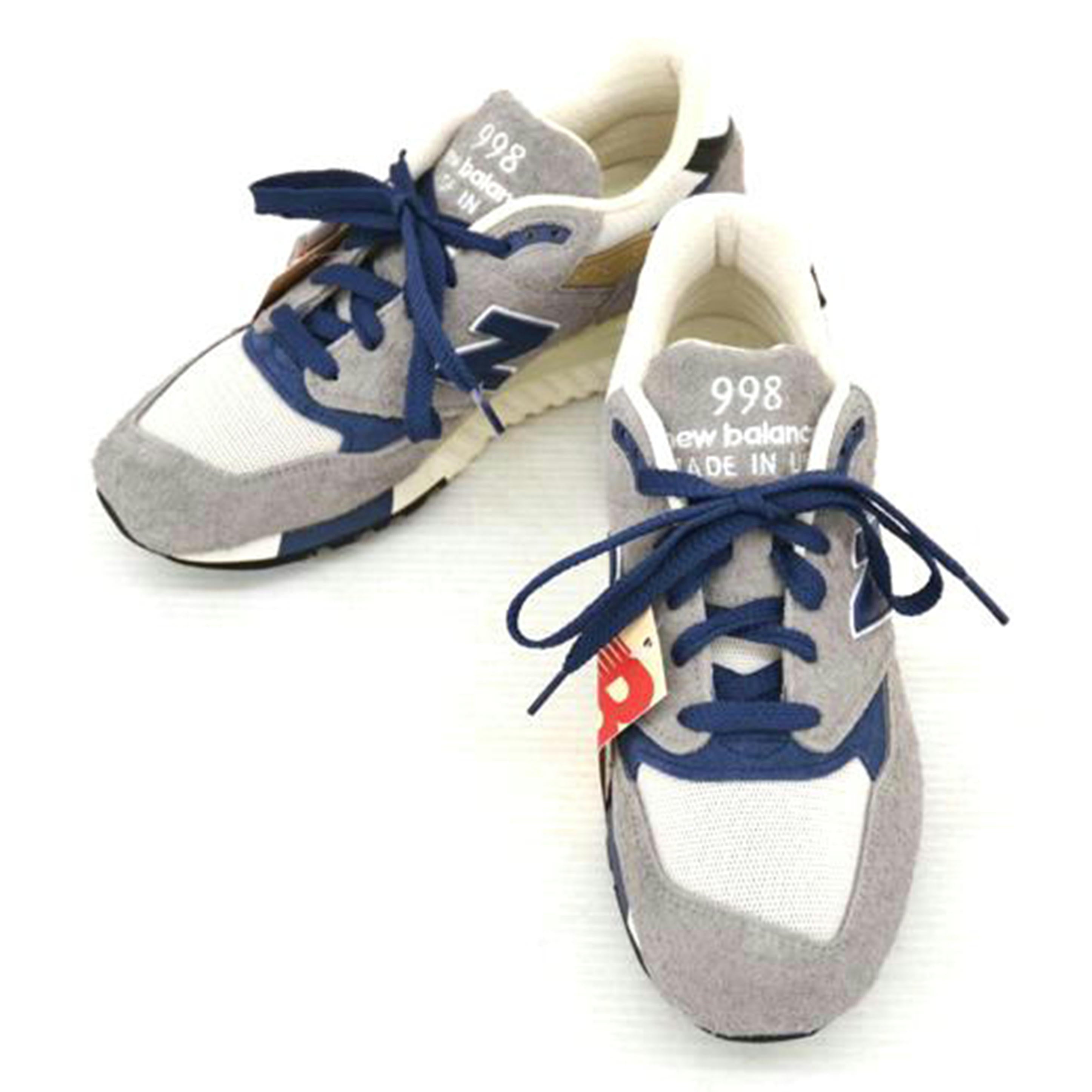 new　balance ニューバランス/998／グレー／ネイビー/9264752309083//Sランク/75