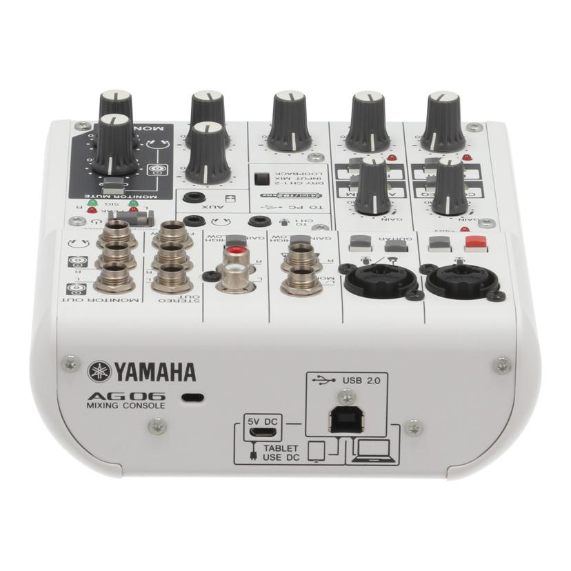 YAMAHA ヤマハ　/ウェブキャスティングミキサー/AG06//YCAY01518/ABランク/78