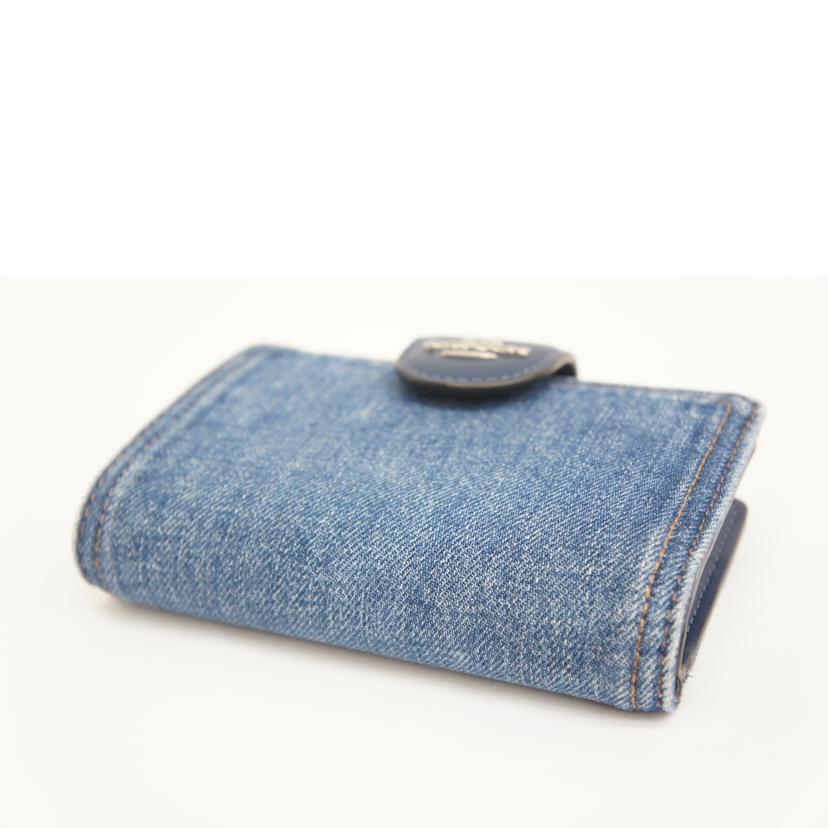 COACH コーチ/デニム2つ折り財布/CA096//M24**/Aランク/05